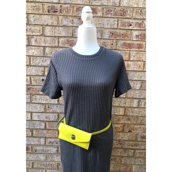 Nordstrom Handbags - NWT Free Press Neon Green Belt Bag